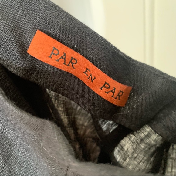 Par En Par Black Isla Linen Slip Dress - Picture 8 of 12